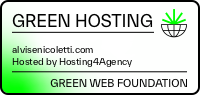 Green hosting: alvisenicoletti.com, ospitato da Hosting4Agency, verificato dalla Green Web Foundation